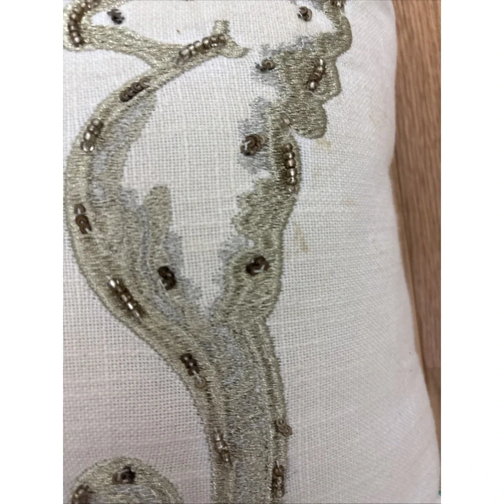Lilly‎ Pulitzer Exclusively for Pottery Barn Reversable Embroidered Pillow